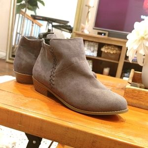 Justice Gray suede ankle boots
